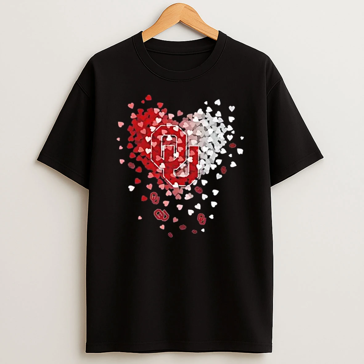 Oklahoma Sooners Football Fans Hearts And Soul T Shirt