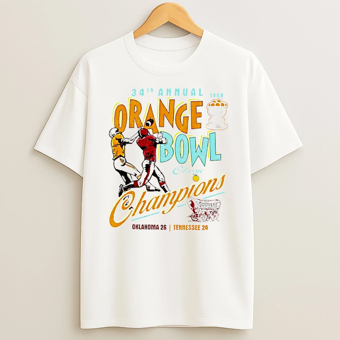 Oklahoma Sooners Orange Bowl History 34th Annual Classic T Shirt