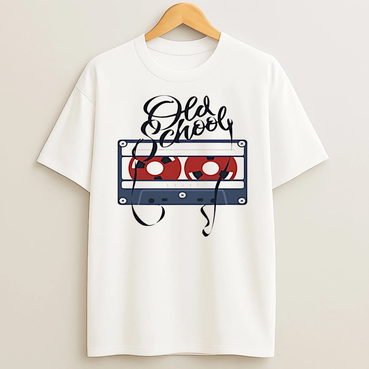 Old School Cassette Tape 90s 80s Retro T Shirt