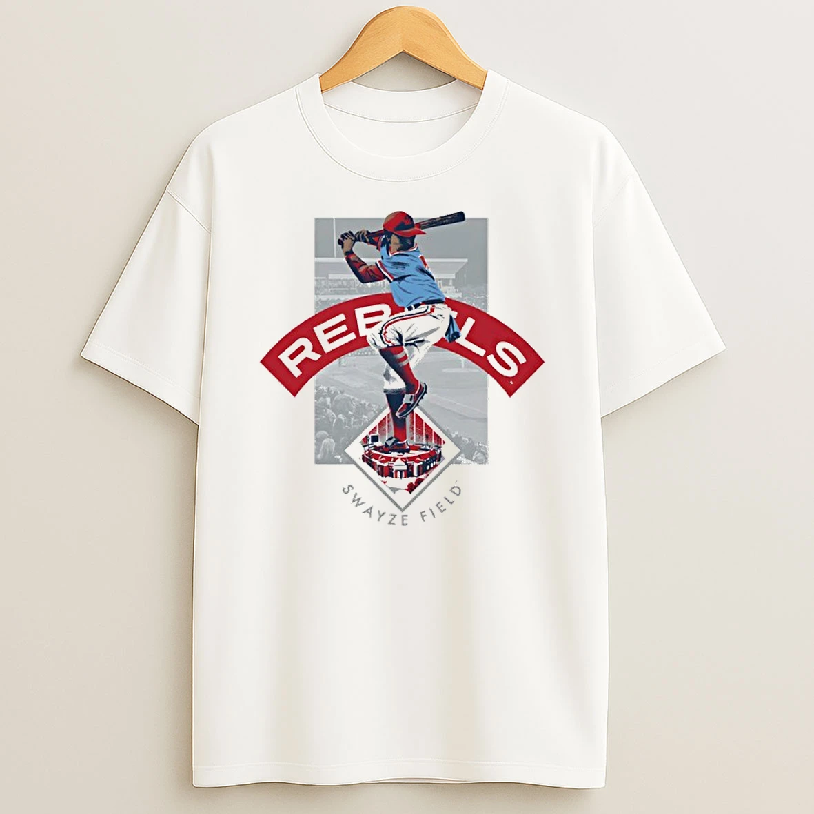 Ole Miss Baseball Hardball Heritage Rebels T Shirt