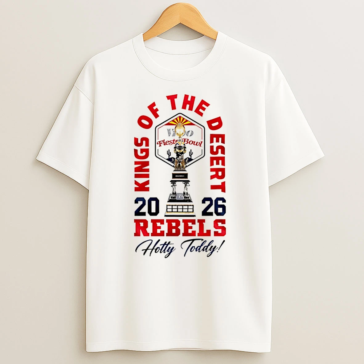 Ole Miss Rebels 2026 Fiesta Bowl Champions King Of The Desert T Shirt