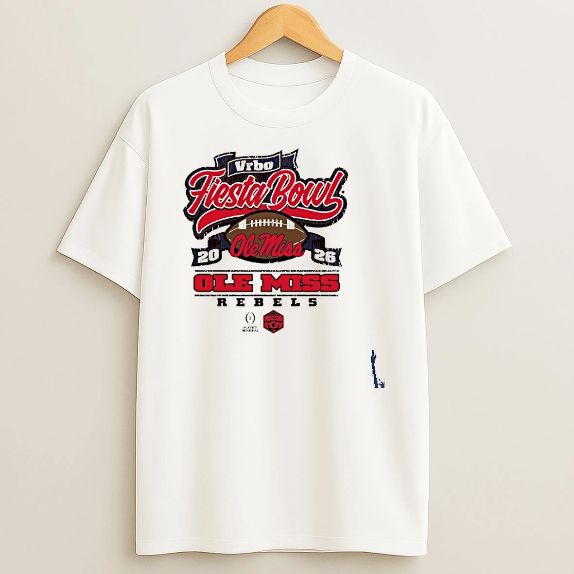 Ole Miss Rebels Cfp Semifinal 2026 Vrbo Fiesta Bowl Scripted T Shirt