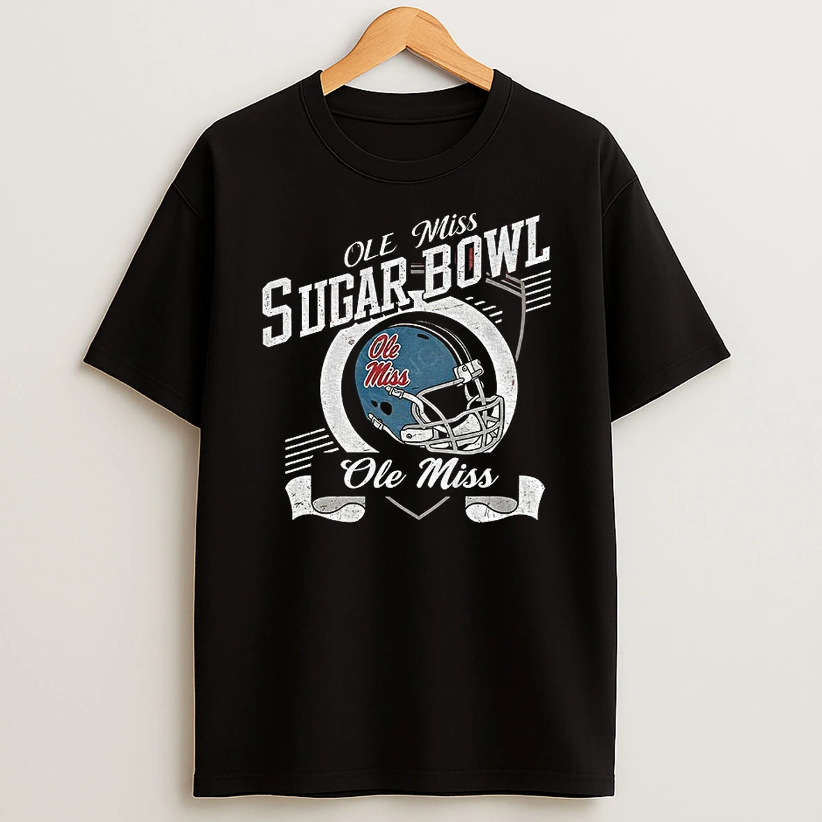 Ole Miss Rebels Football Helmet Ole Miss Sugar Bowl Game Day 2026 T Shirt