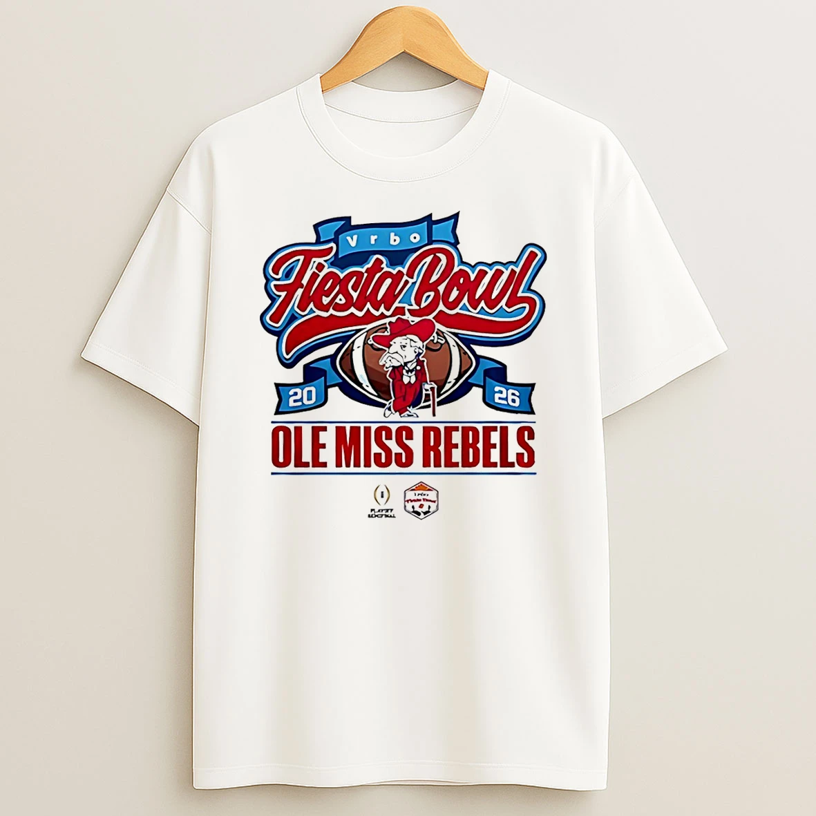 Ole Miss Rebles 2026 Fiesta Bowl Champions Football T Shirt