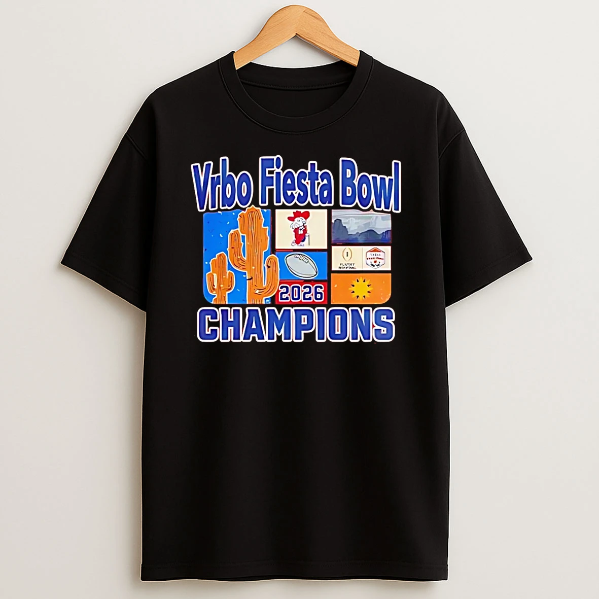 Ole Miss Vrbo Fiesta Bowl Champion 2026 Desert Dudes T Shirt
