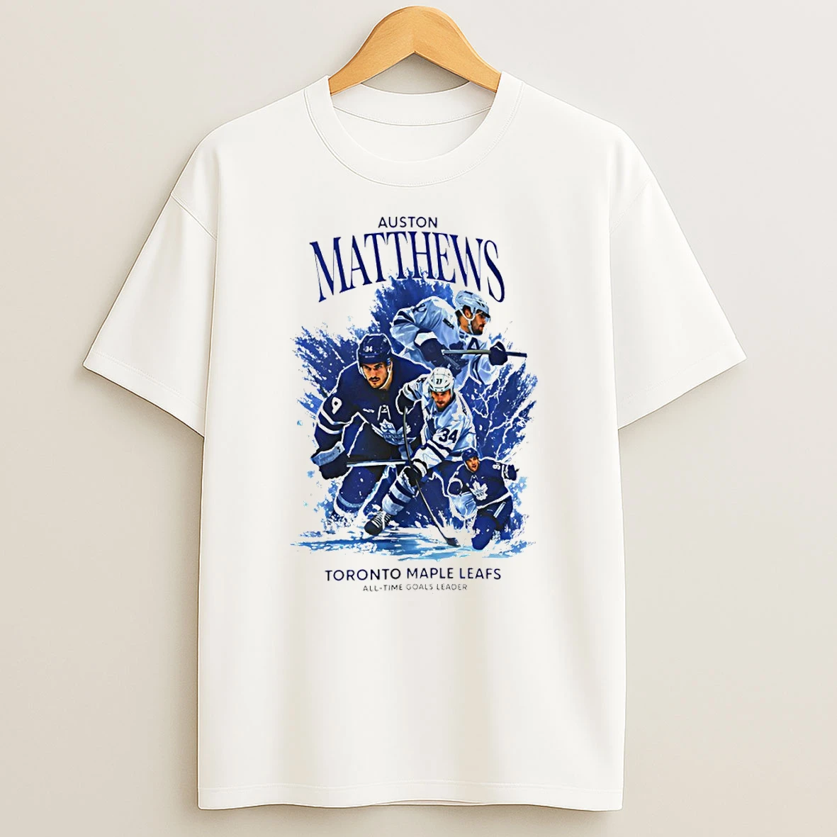 Oliver Ekman Larsson Auston Matthews Toronto Maple Leafs All Time Goals Leader T Shirt
