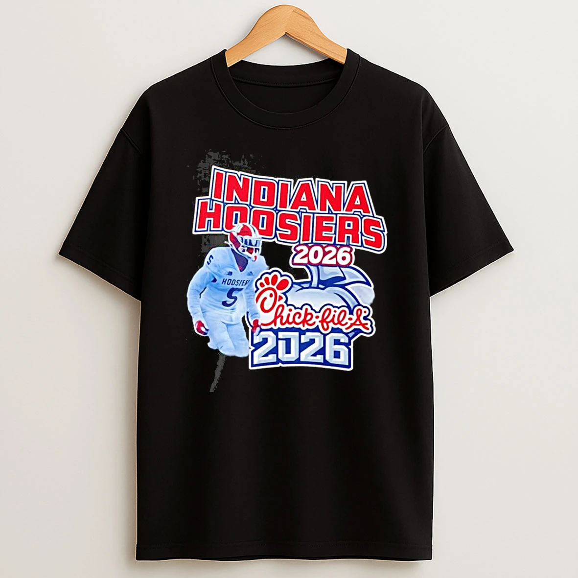 Omar Cooper Jr Indiana Hoosiers 2026 Chick Fil A Peach Bowl Champions T Shirt