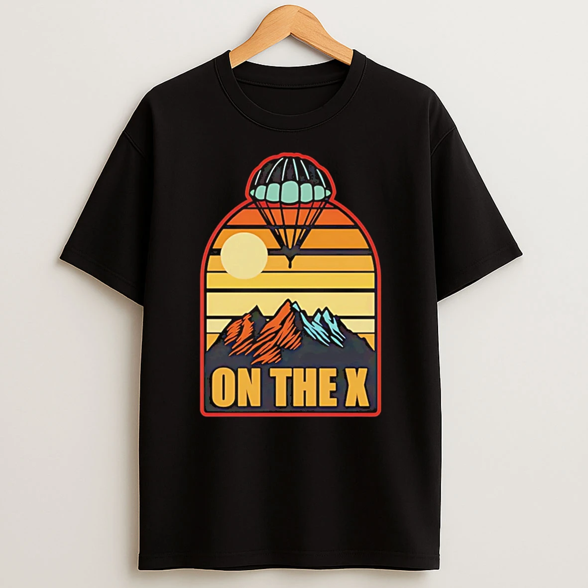 On The X Mountain Classic Parachute T Shirt