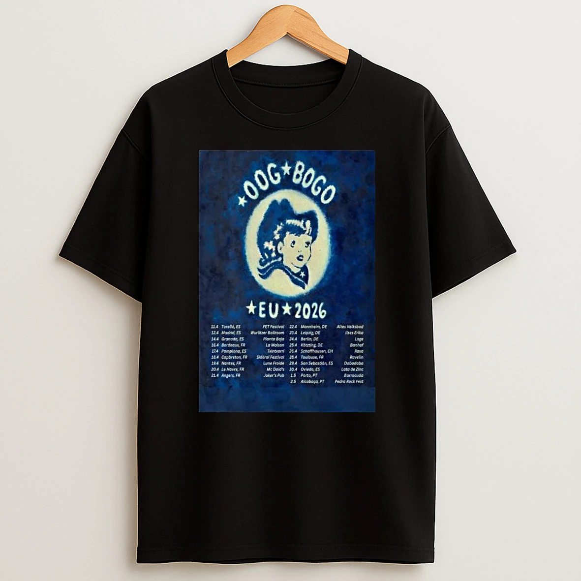 Oog Bogo 2026 Eu Tour T Shirt
