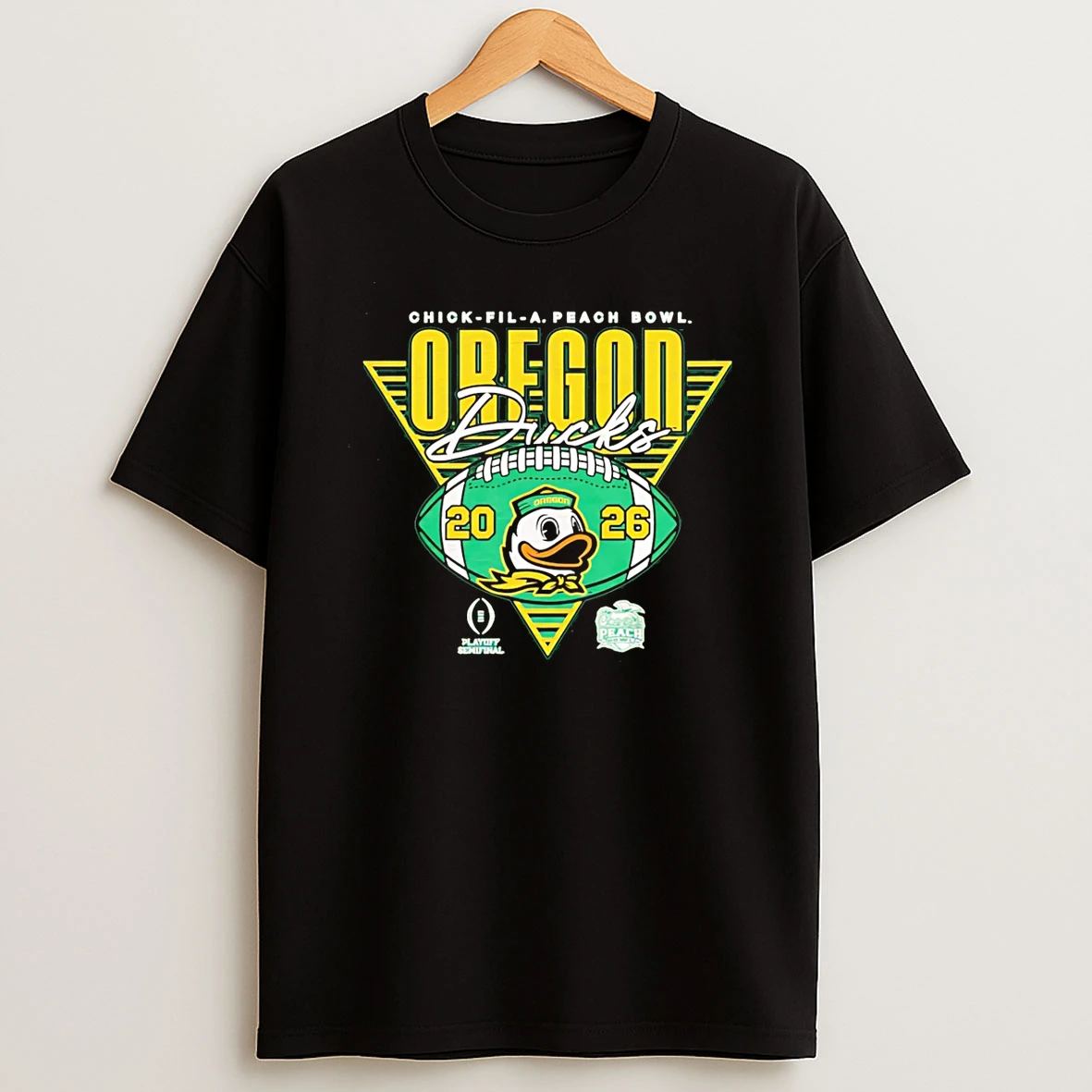 Oregon Ducks 2026 Chick Fil A Peach Bowl T Shirt