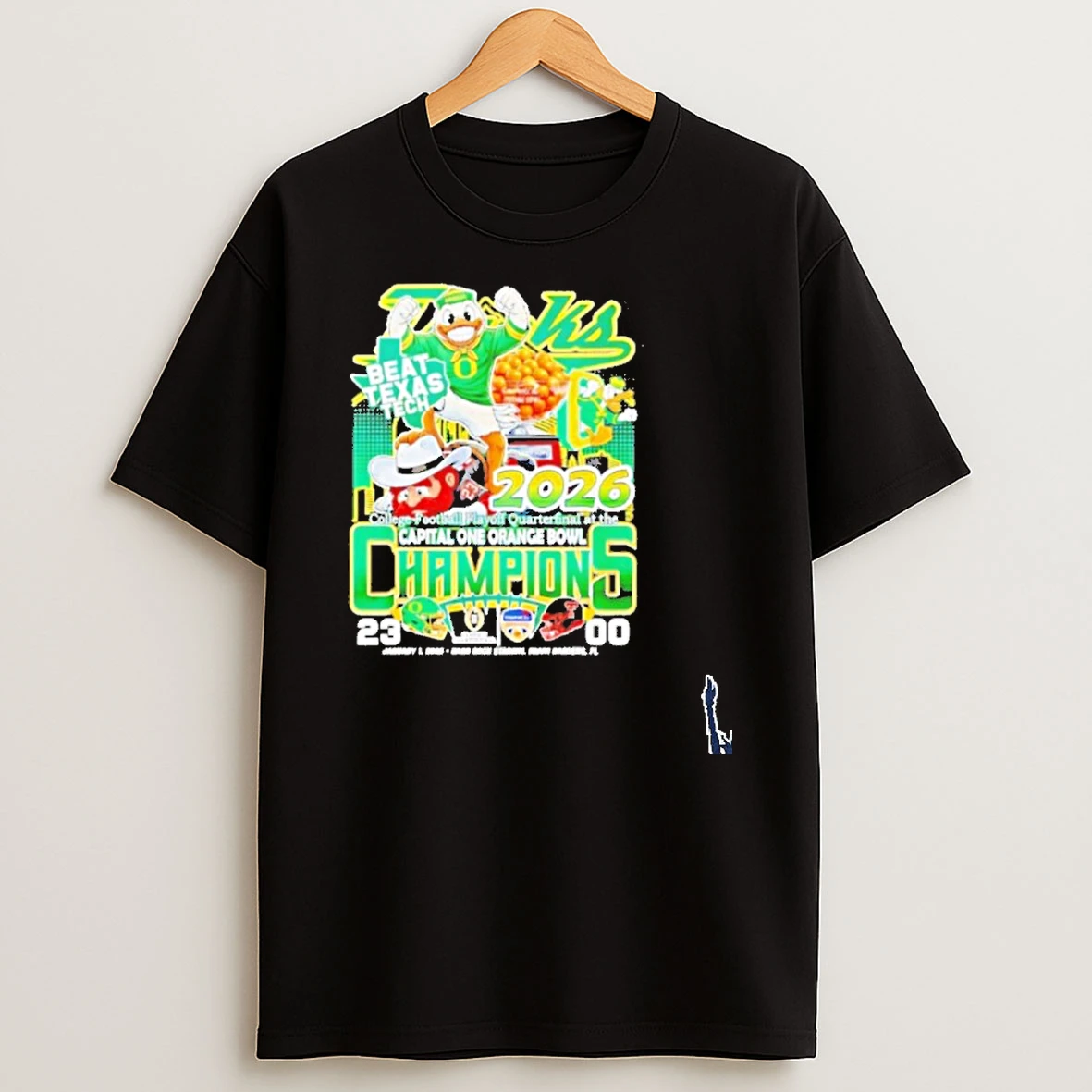 Oregon Ducks Cfp Quarterfinal Orange Bowl Champs 2025 2026 T Shirt