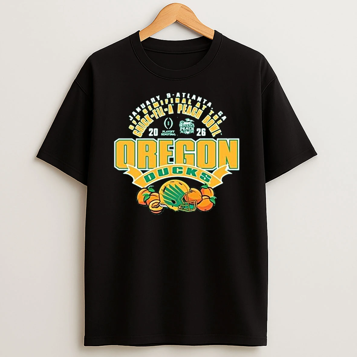Oregon Ducks Cfp Semifinal At The Chick Fil A Peach Bowl 2026 Jan 9 Atlanta Ga T Shirt