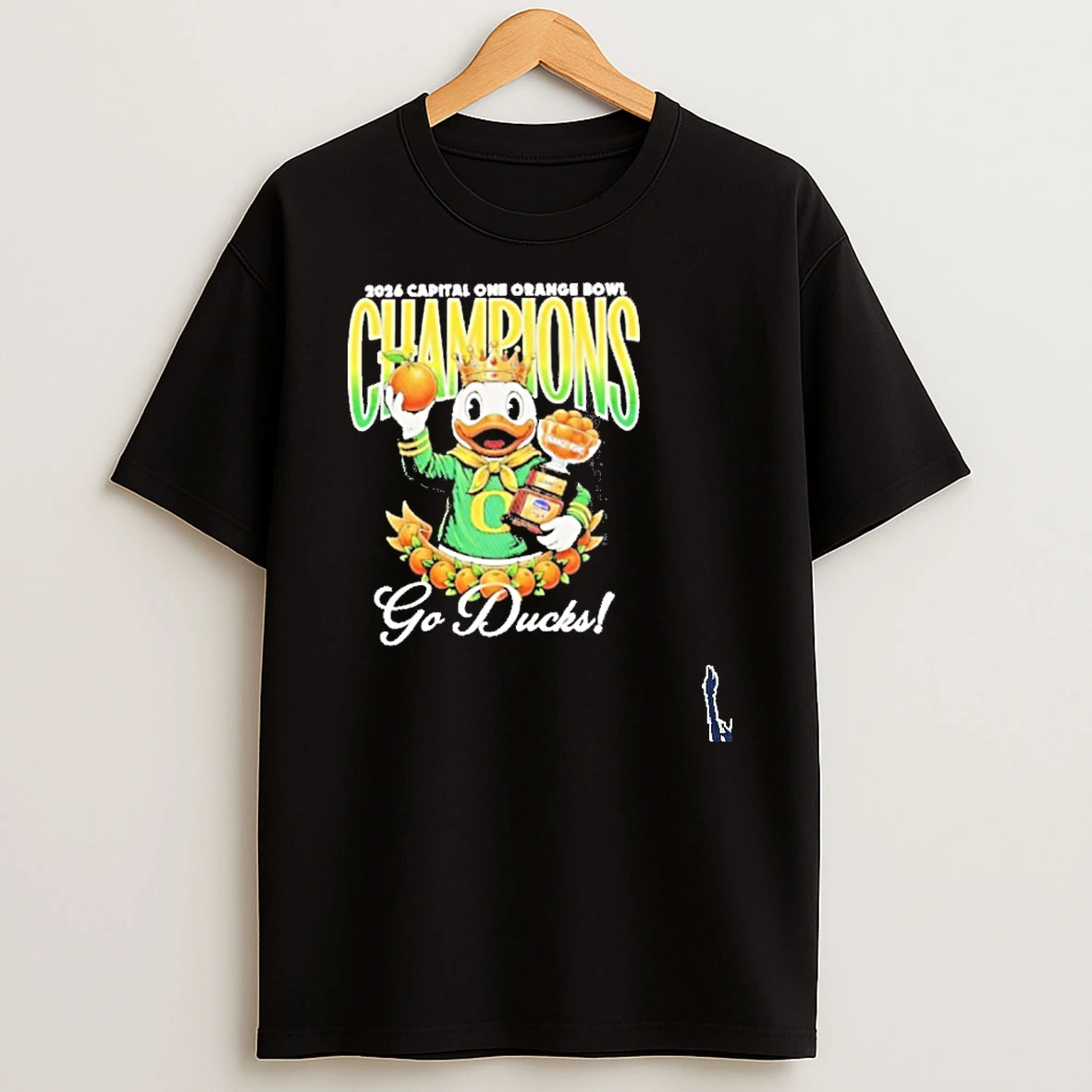 Oregon Ducks Football 2026 Orange Bowl Champions T Shirt
