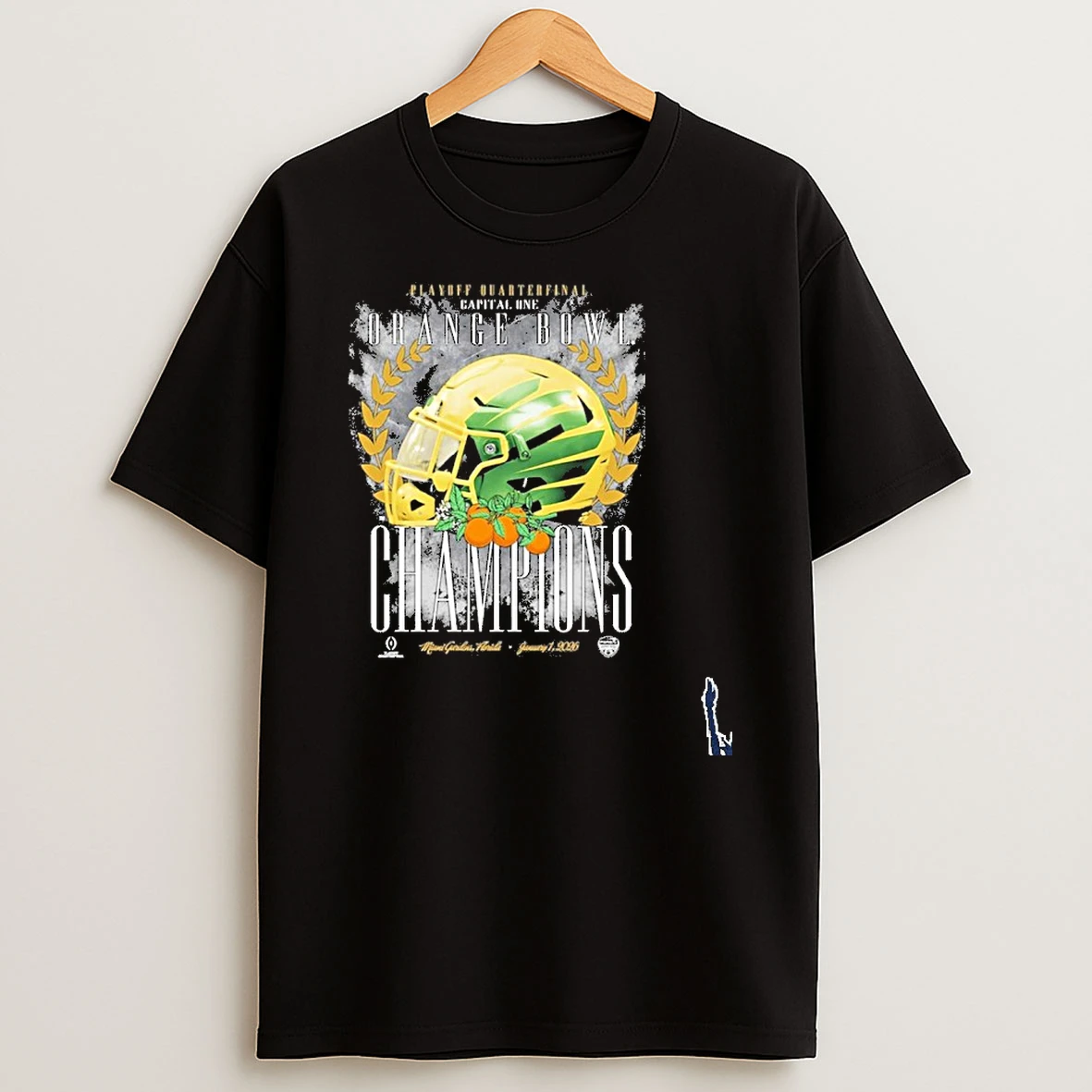 Oregon Ducks Something Inked 2026 Orange Bowl Champions Vintage T Shirt