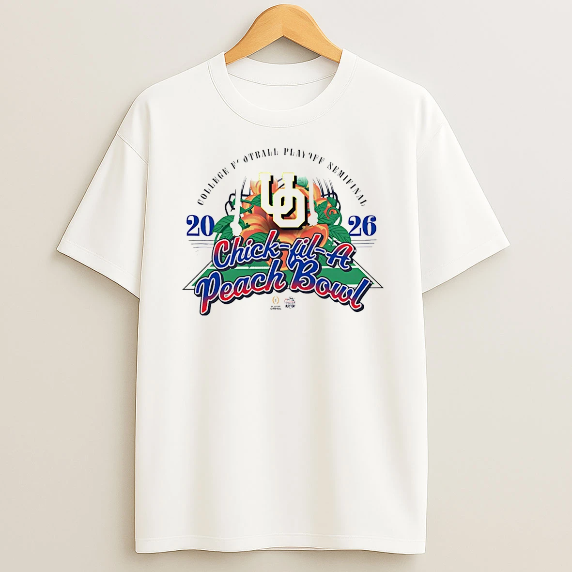 Oregon Ducks Football Cfp Chick Fil A Peach Bowl 2026 Classic T Shirt