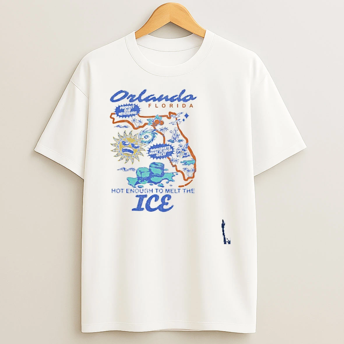 Orlando Fl Hot Enough To Melt The Ice T Shirt