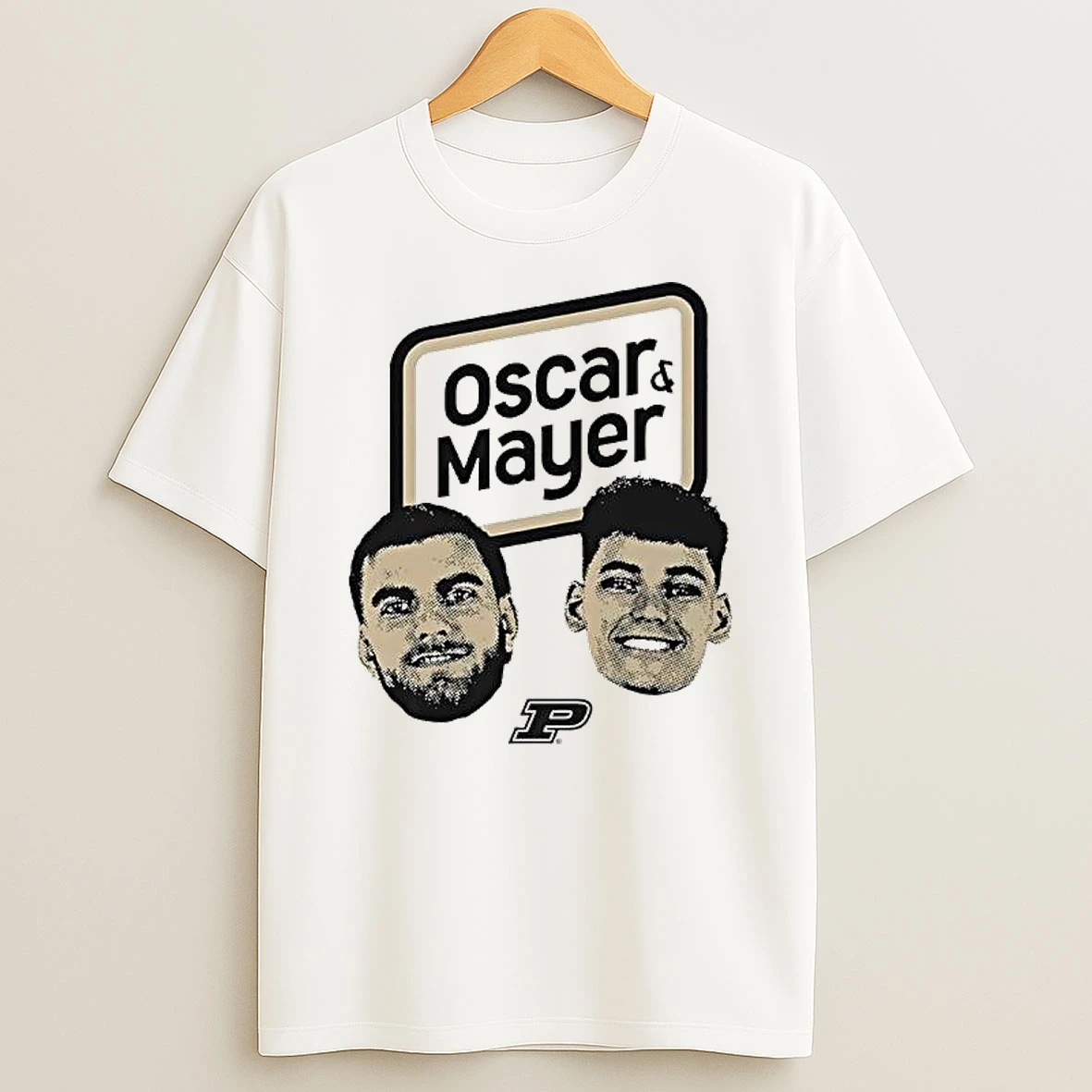 Oscar Cluff Omer Mayer Purdue Boilermakers Heads T Shirt