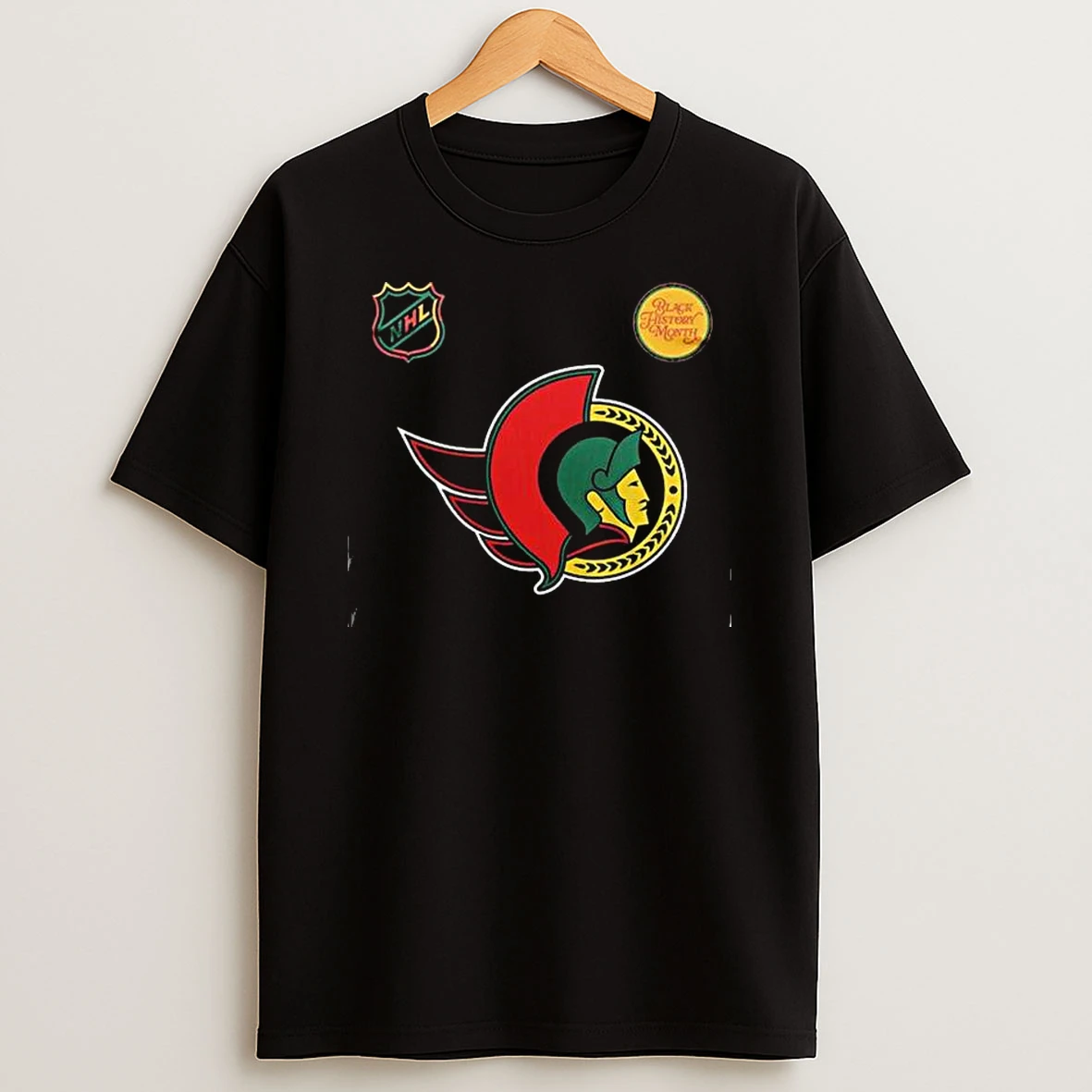 Ottawa Senators Black History 2026 Heart Over Hype T Shirt
