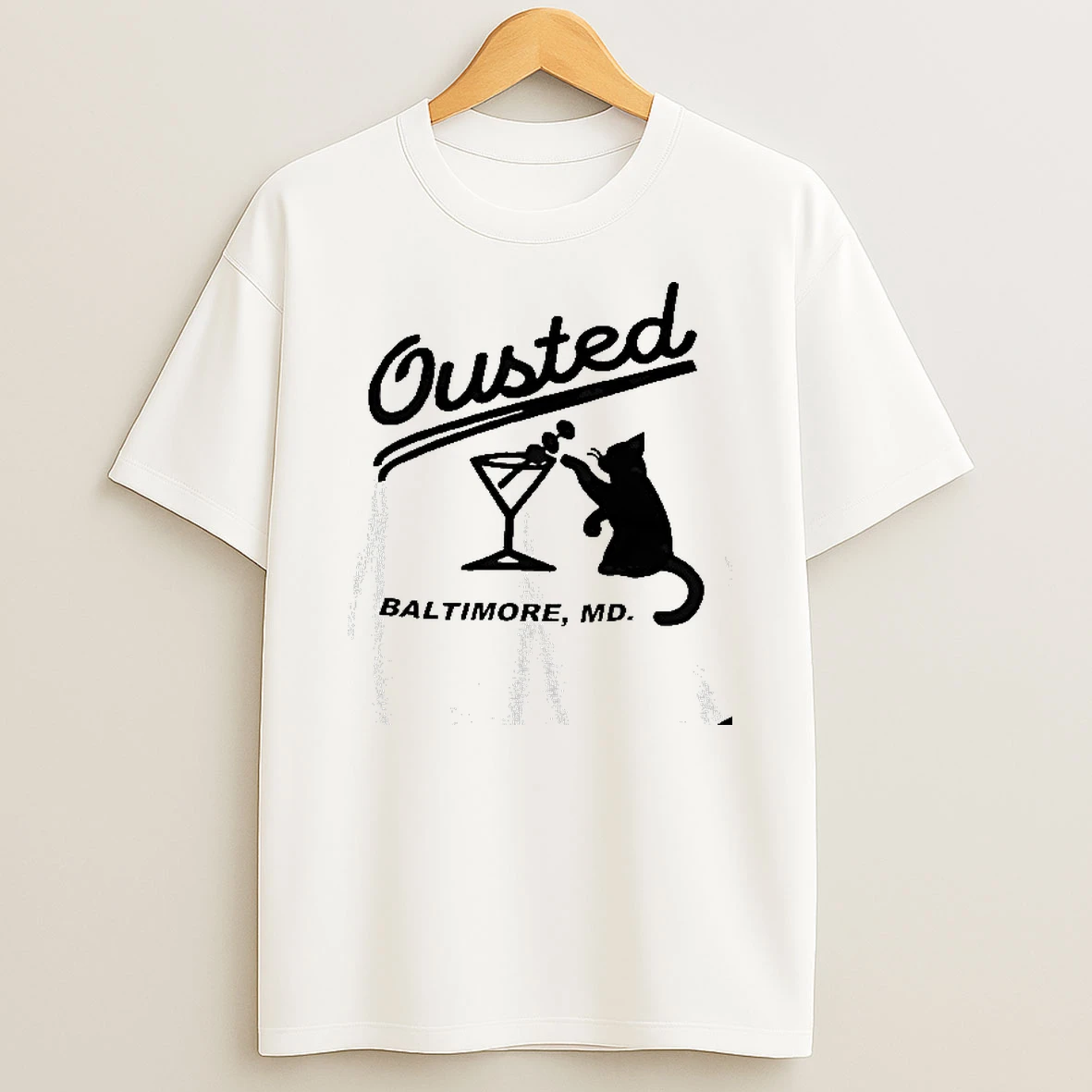Ousted Baltimore Md Cat T Shirt