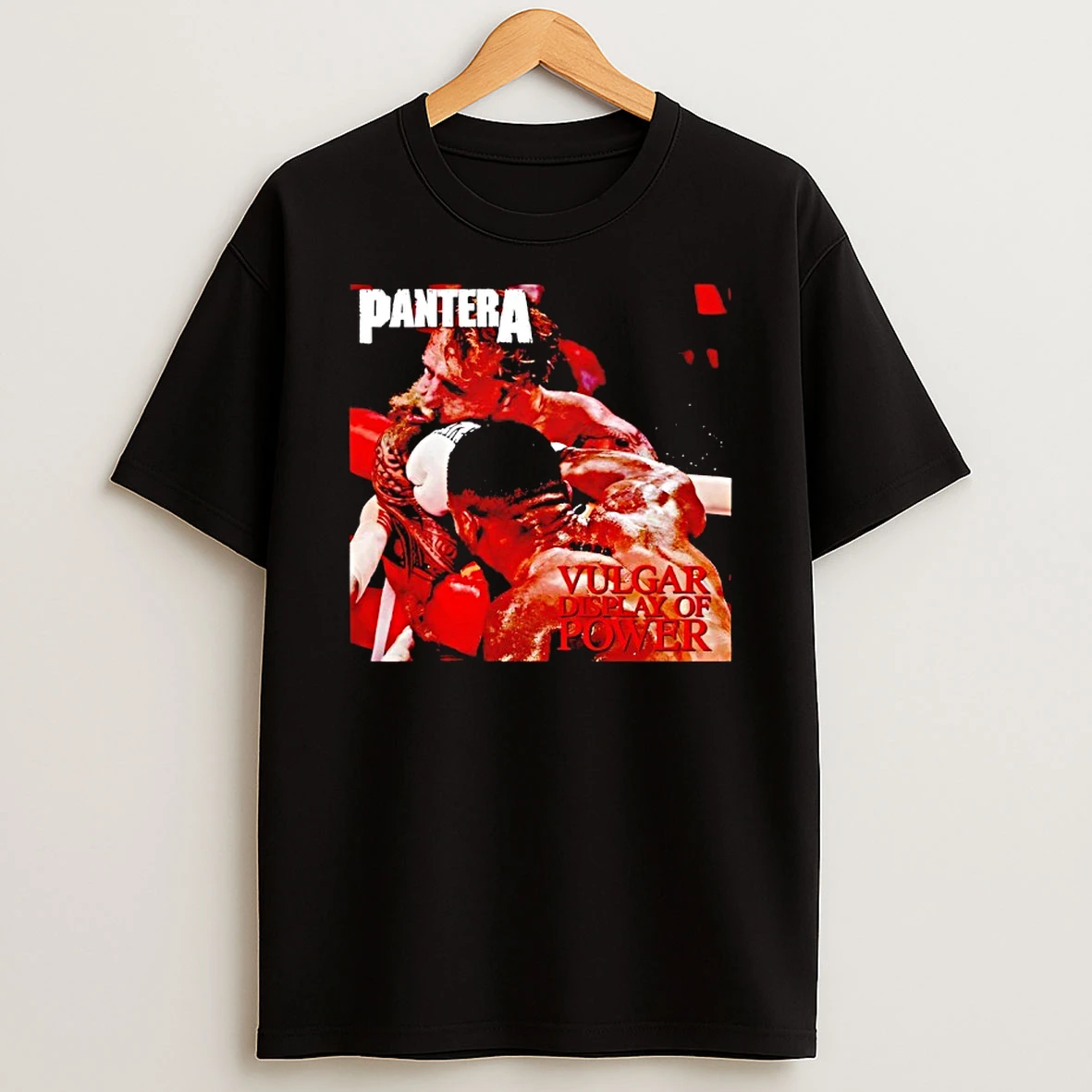 Pantera Vulgar Display Of Power Funny Parody Moment Anthony Joshua Knocked Jake Paul T Shirt