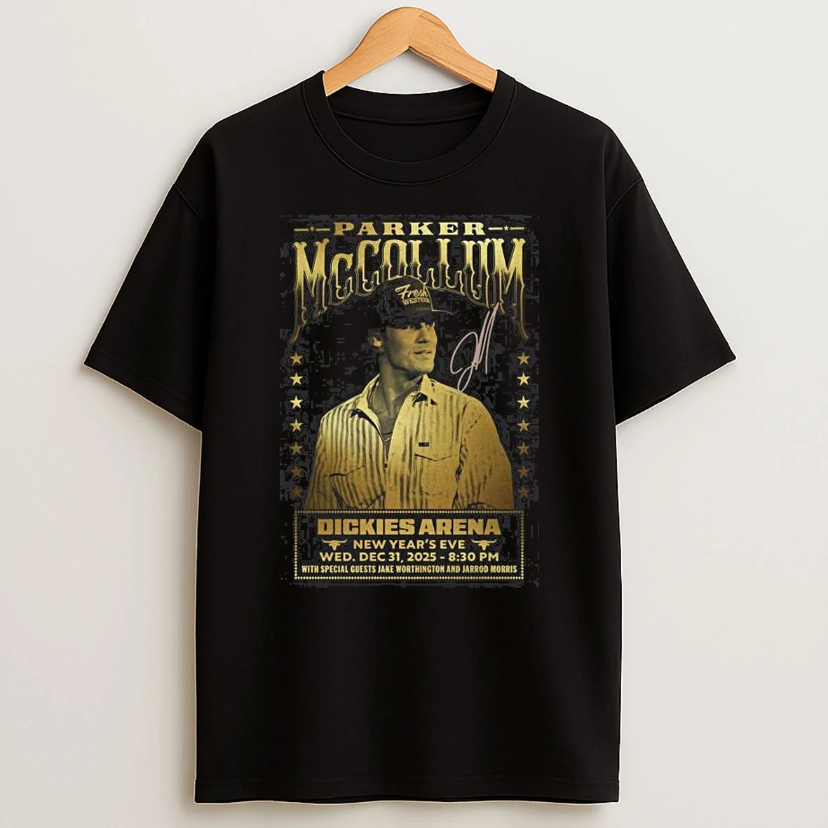 Parker Mccollum December 31 2025 Dickies Arena New Years Eve T Shirt