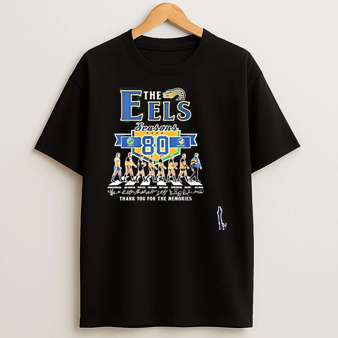 Parramatta Eels Abbey Road 80 Seasons 1947 2026 T Shirt
