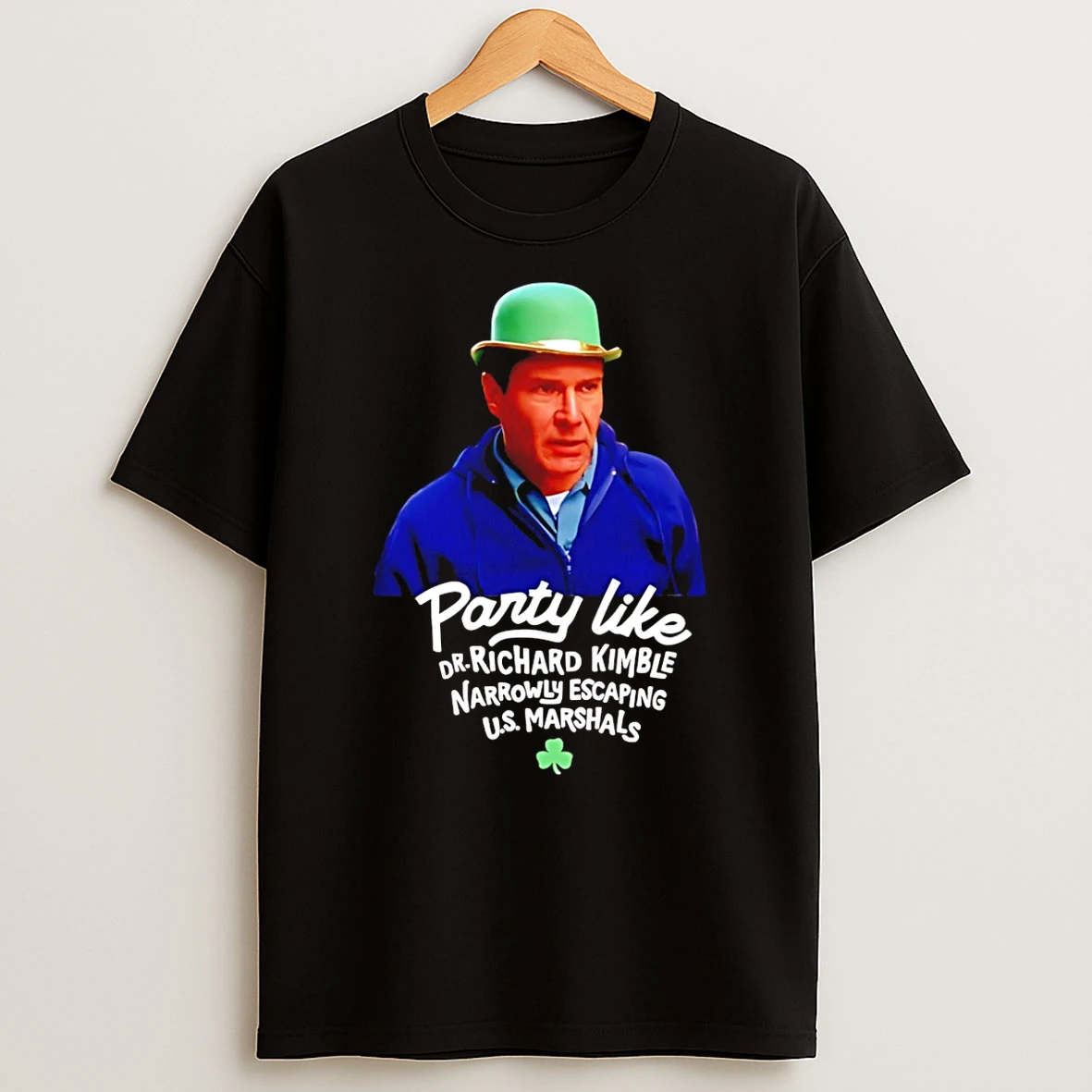 Party Like Dr Richard Kimble Narrowly Escaping Us Marshals T Shirt