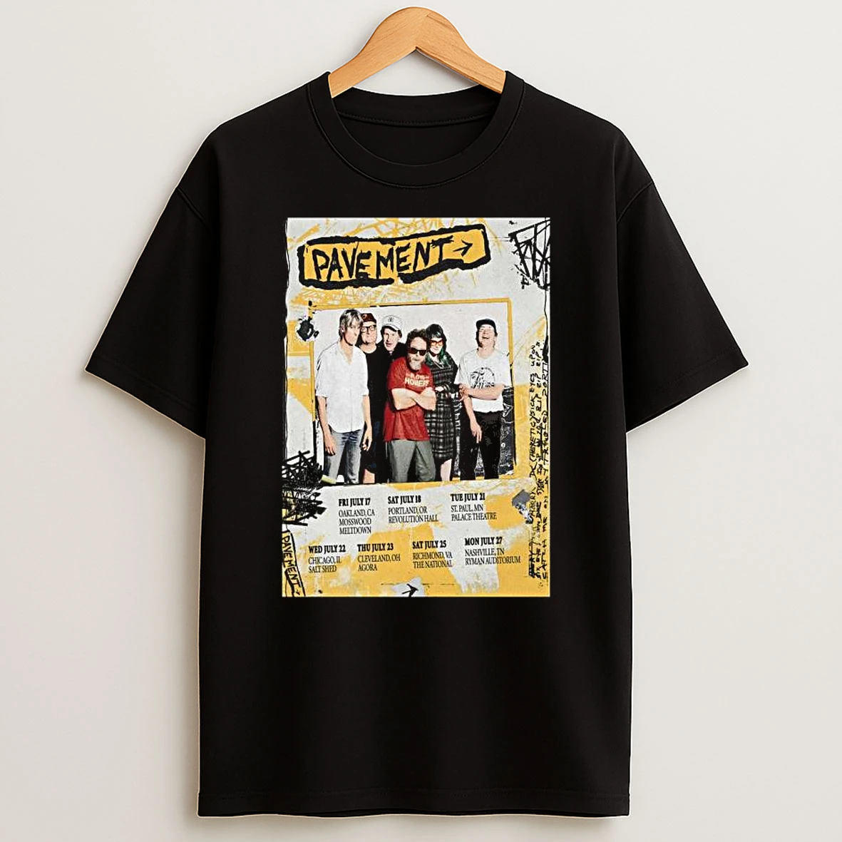 Pavement Us Tour July 2026 T Shirt
