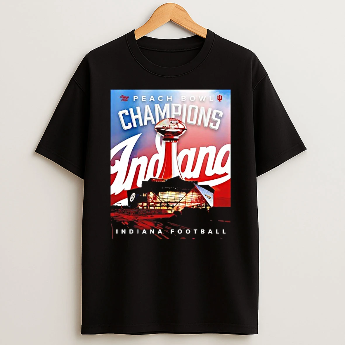 Peach Bowl Champions Indiana Hoosiers 2026 Stadium T Shirt