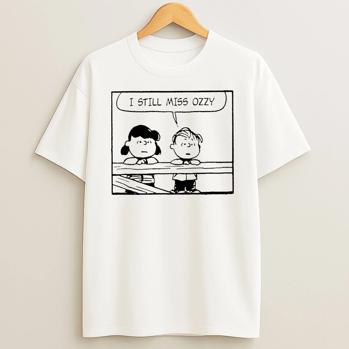 Peanuts And Ozzy I Still Miss Ozzy Funny Meme T Shirt