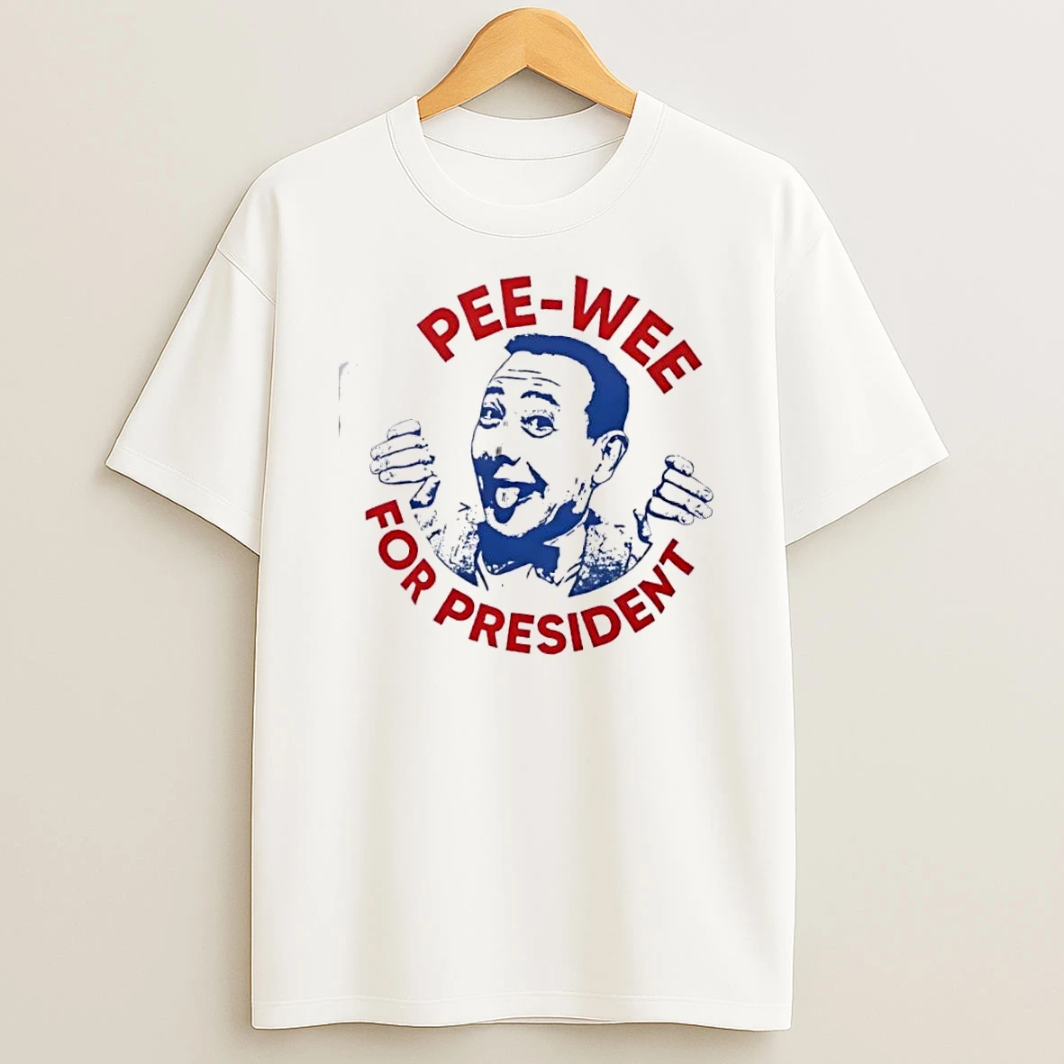 Pee Wee For President Retro Cult Comedy T Shirt