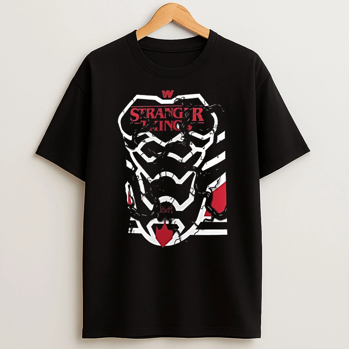 Penta Wwe X Stranger Things T Shirt