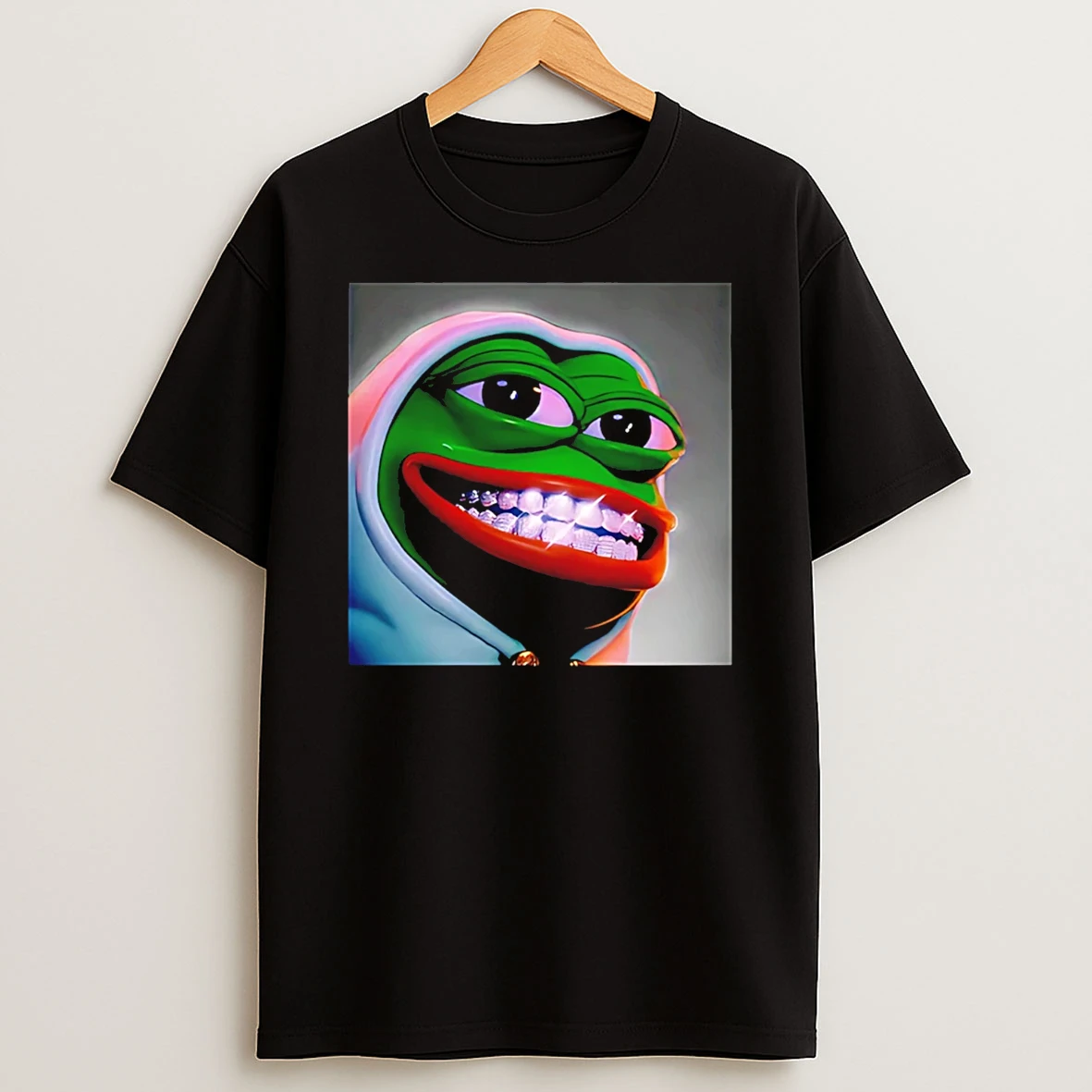 Pepe The Frog Diamond Teeth T Shirt