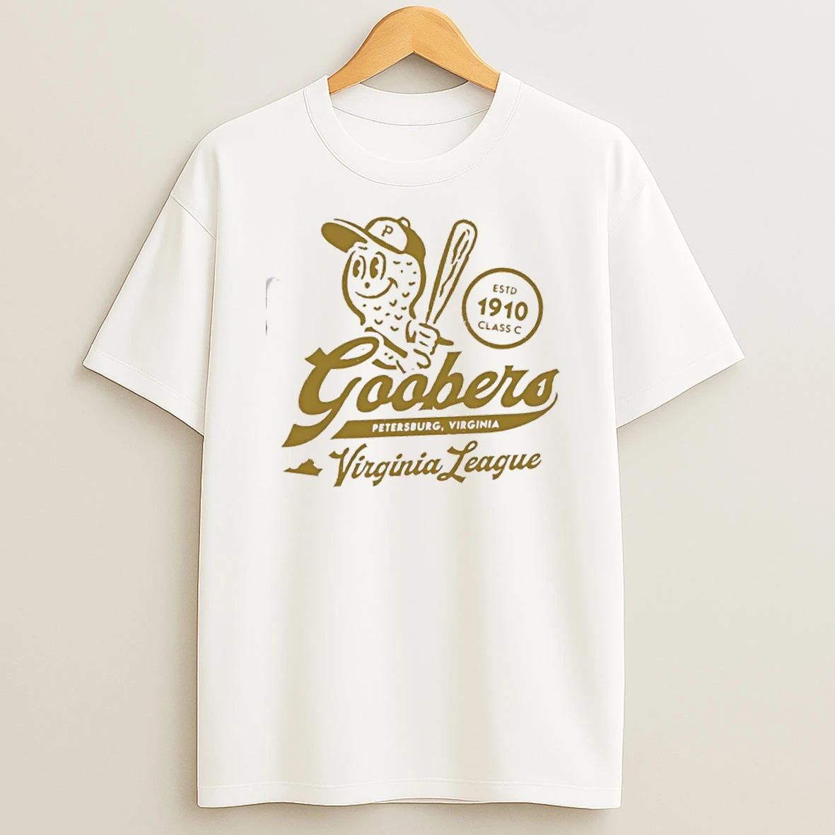 Petersburg Goobers Virginia Vintage Defunct Baseball Teams T Shirt