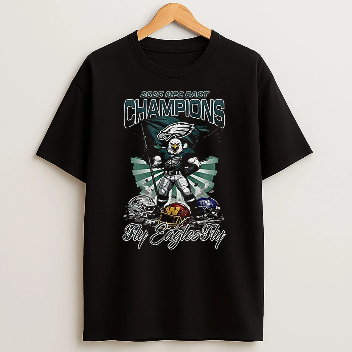 Philadelphia Eagles Football Nfc East Division Champions Fly Eagles Fly T Shirt