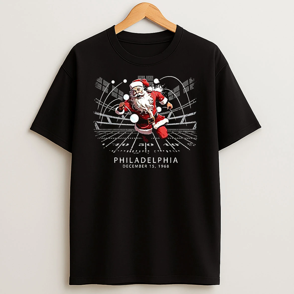 Philadelphia Eagles Nfl Snowballs At Santa Lincoln Financial Field Stadium T Shirt