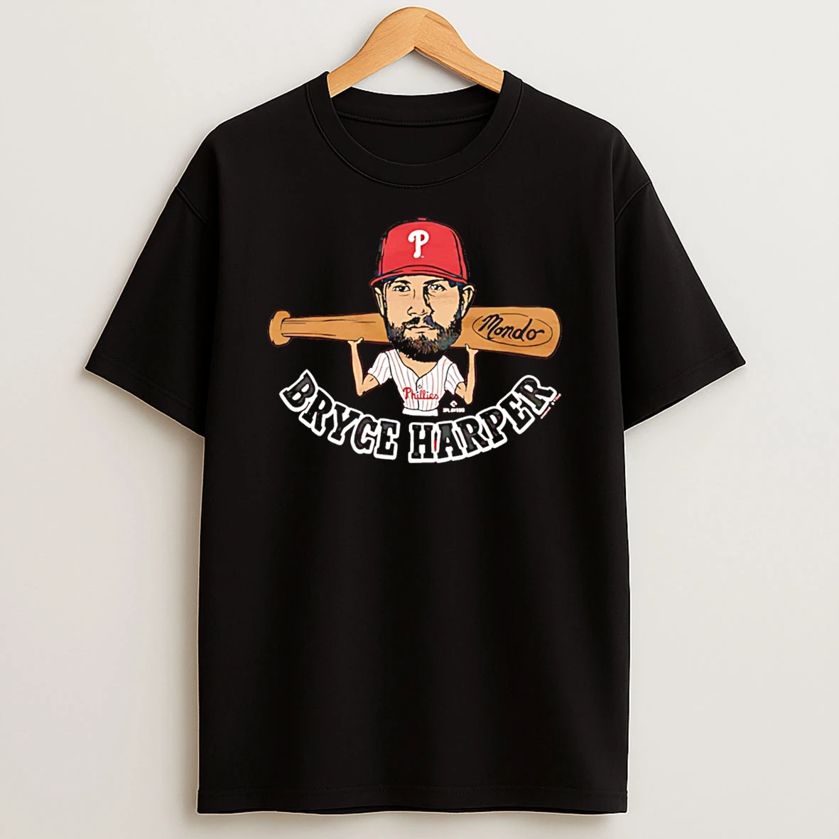 Phillies Bryce Harper Mondo Philadelphia Superstar Caricature T Shirt