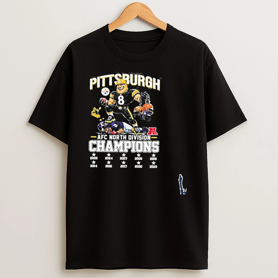 Pittsburgh Afc North Division Champions Mascot T Shirt