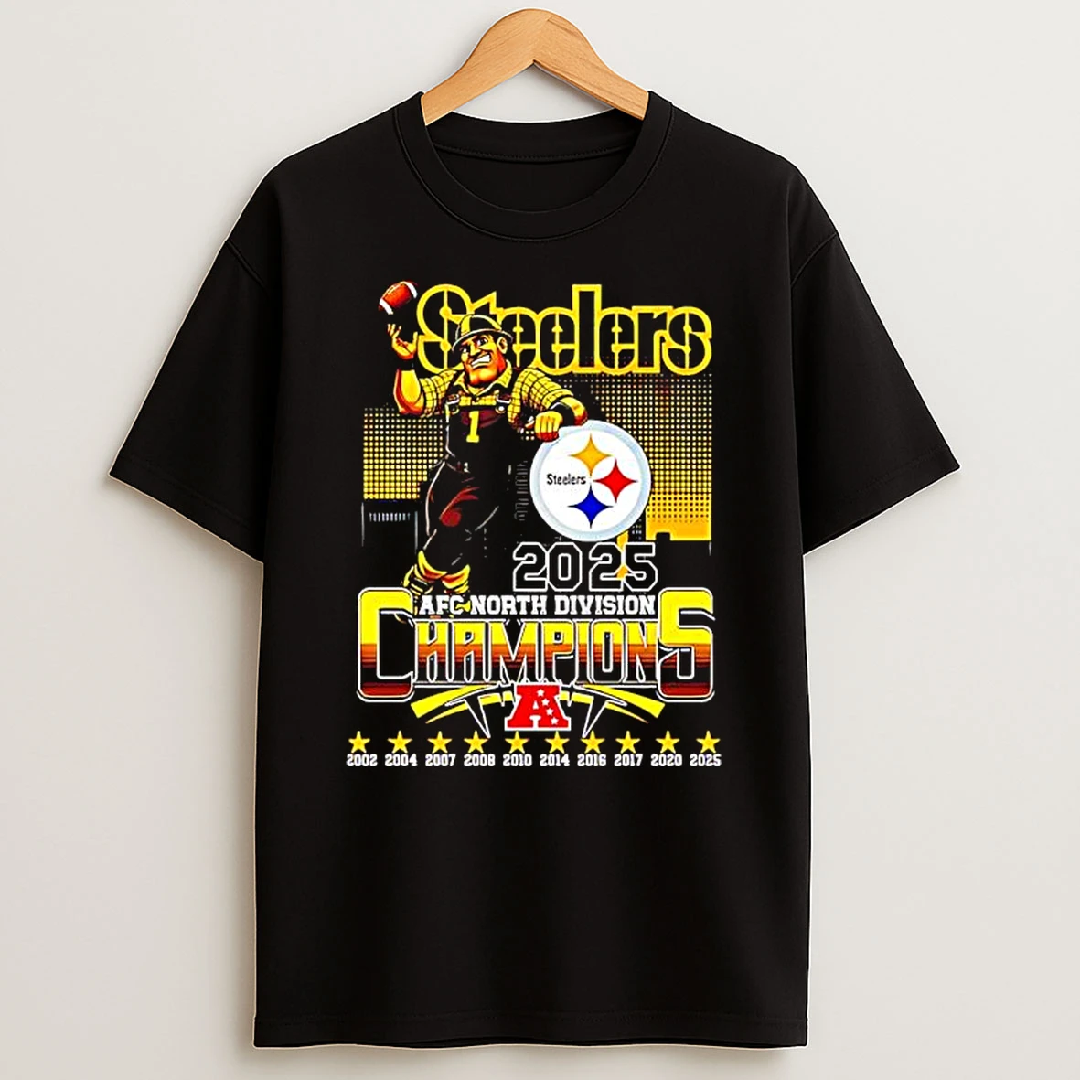 Pittsburgh Steelers Afc North Division 2025 Champions T Shirt