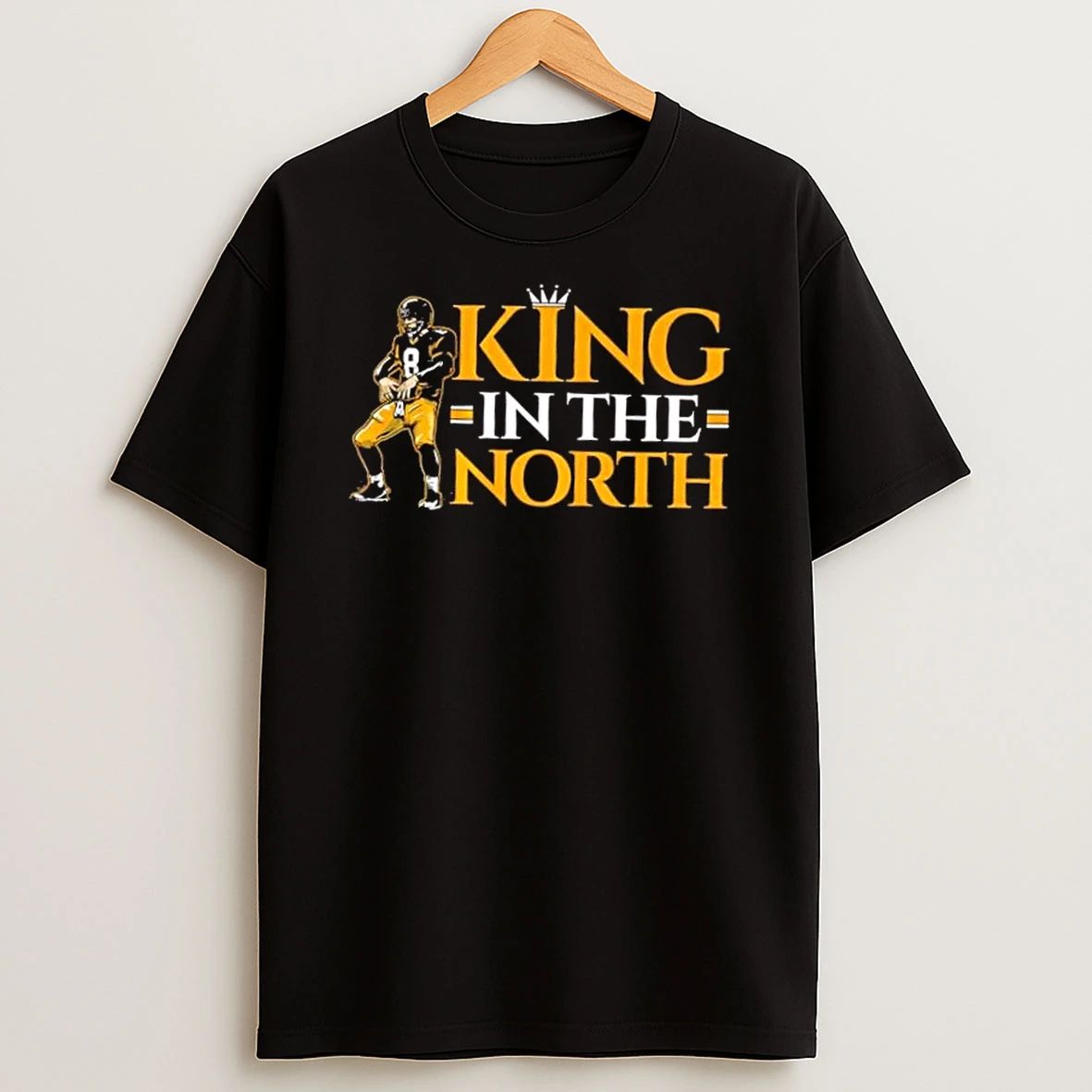 Pittsburgh Steelers Aaron Rodgers King In The North Caricature T Shirt