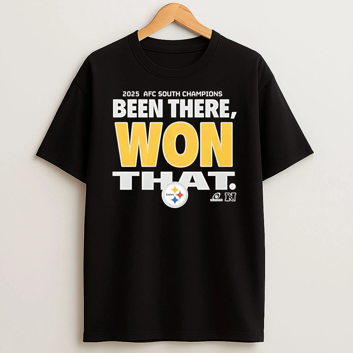 Pittsburgh Steelers Football Afc North Champions 2025 Been There Won That T Shirt