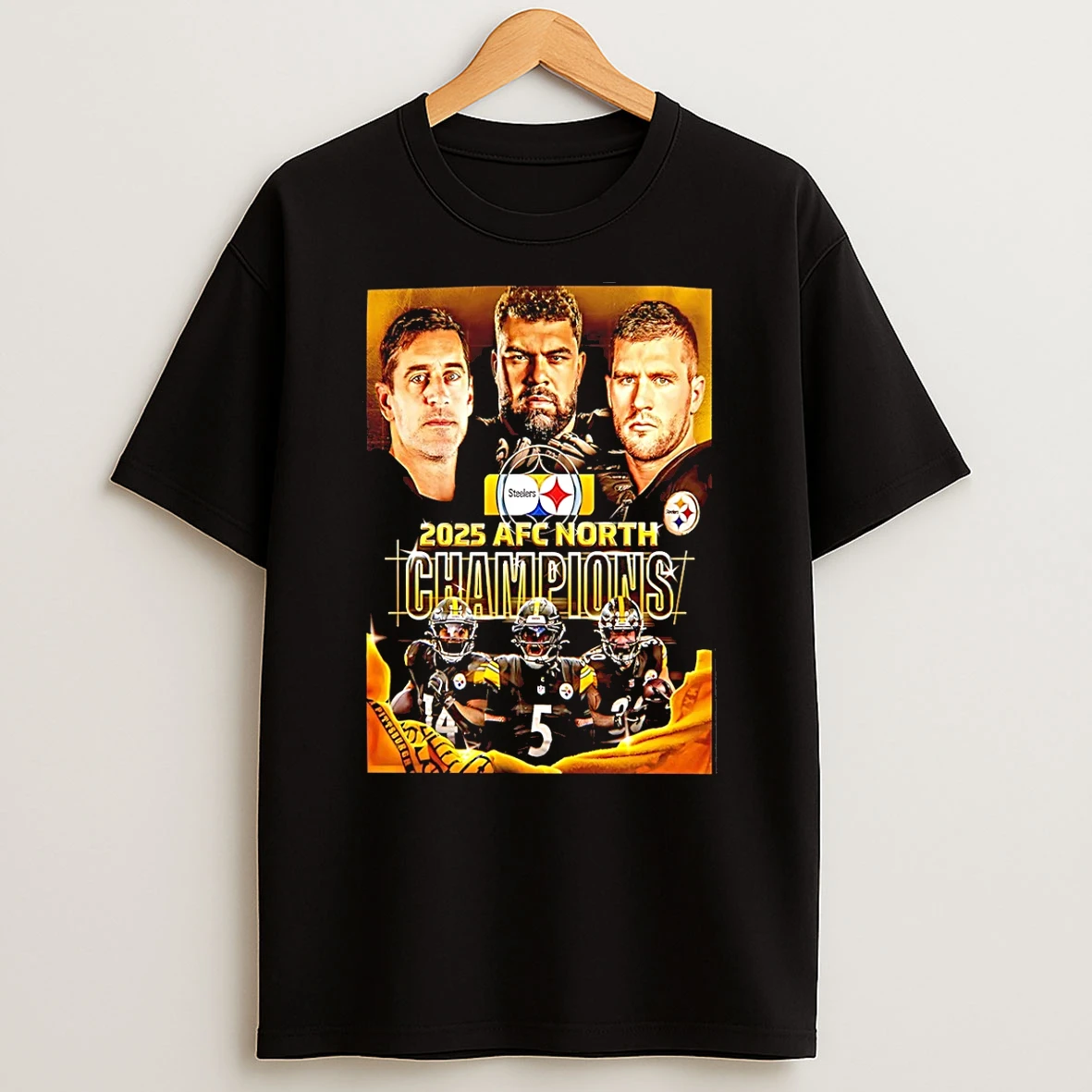 Pittsburgh Steelers Nfl Kings Of The North 2025 Afc North Champions T Shirt