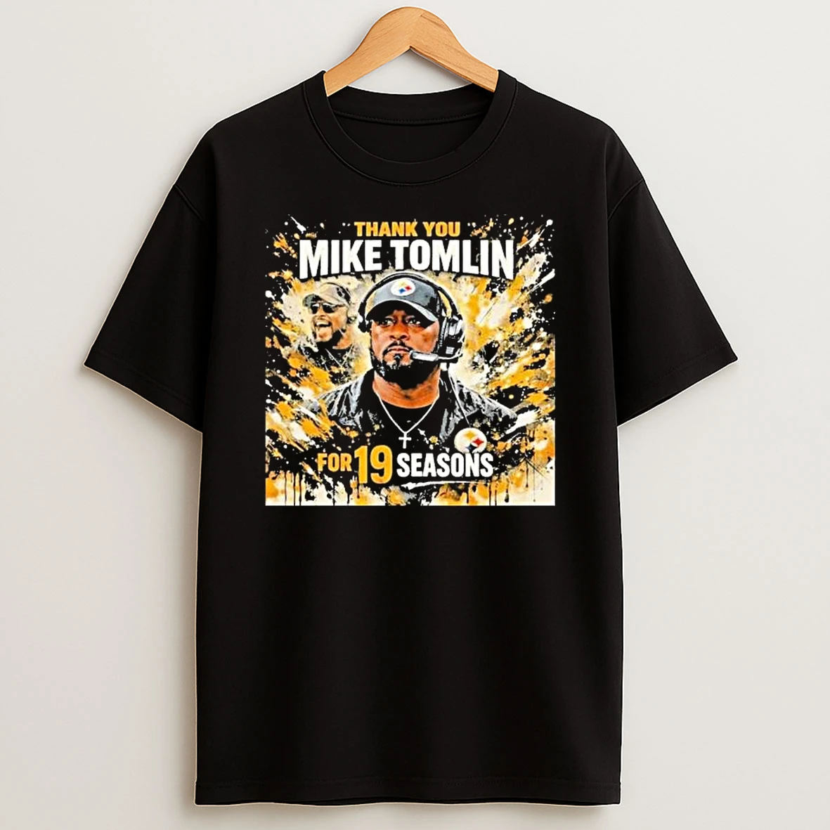 Pittsburgh Steelers Thank You Coach Mike Tomlin Never Had A Losing Season T Shirt