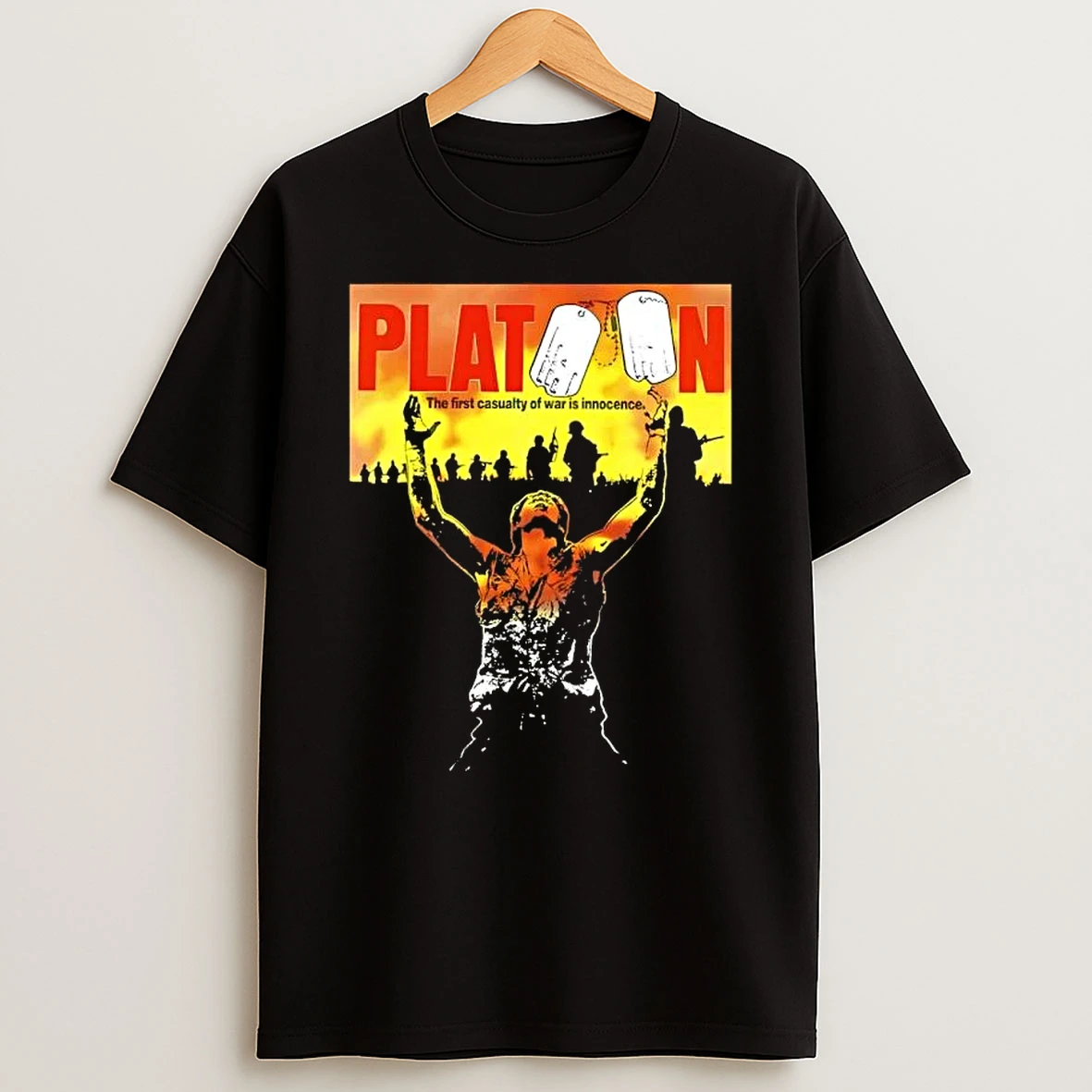Platoon The First Casualty Of War Is Innocence T Shirt