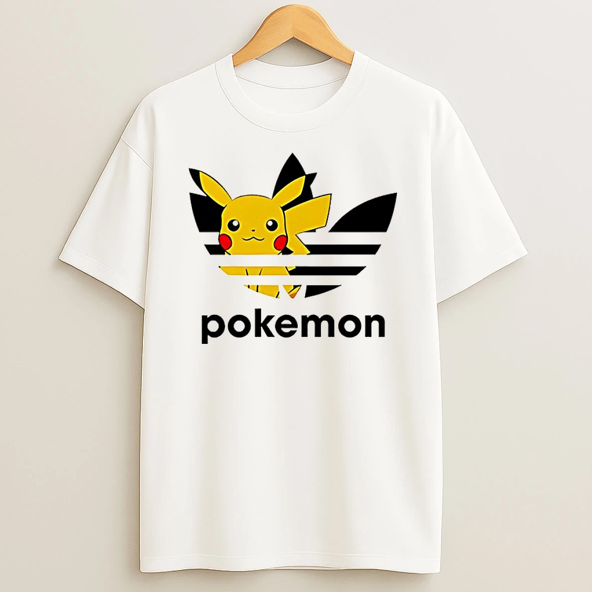 Pokemon Anniversary Pikachu Trefoil Parody Logo T Shirt