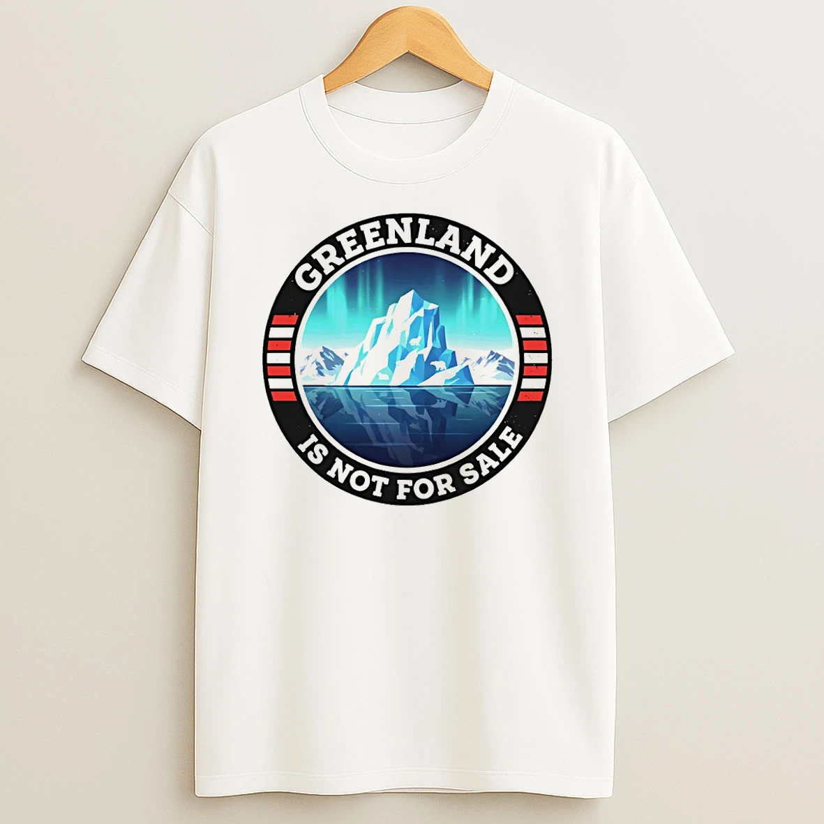 Polar Landscape Greenland Is Not For Sale Resist Protest T Shirt