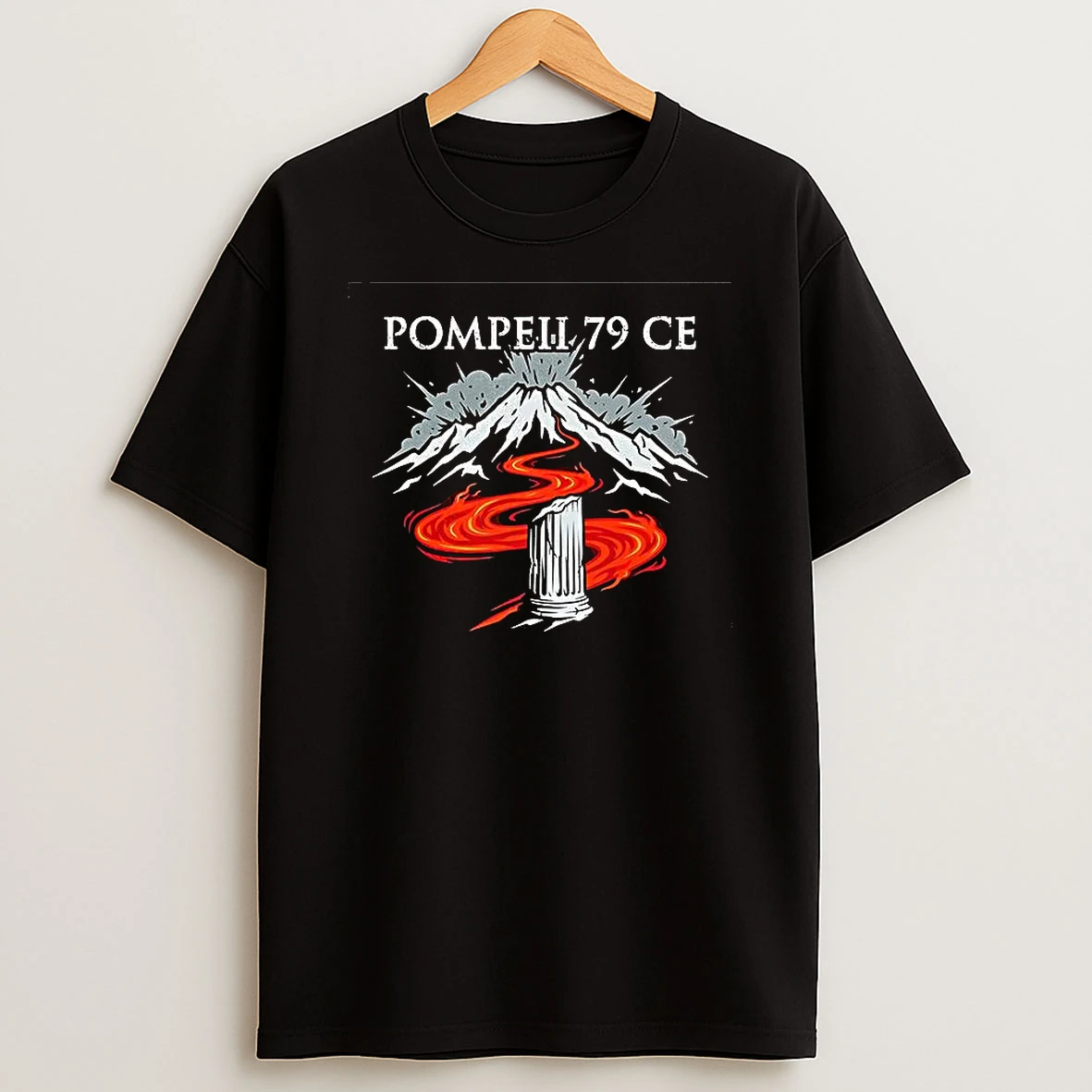 Pompeii Vesuvius Eruption 79 Ce Roman History T Shirt