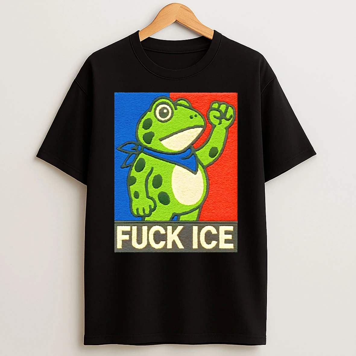 Portland Frog Resist Protest Ice Protest Fuck Ice T Shirt