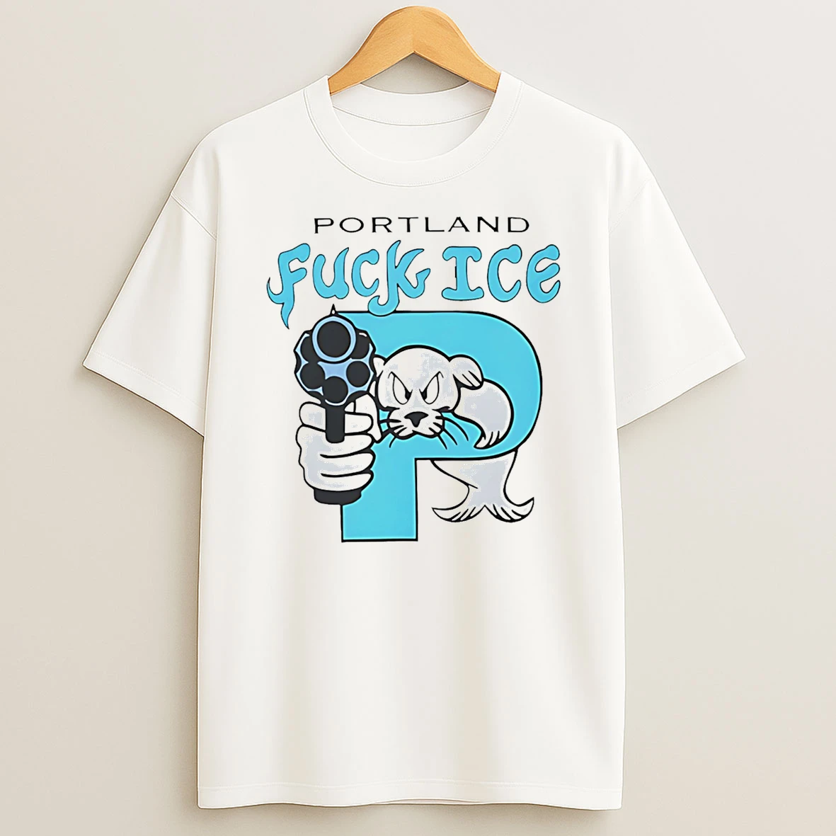 Portland Fuck Ice T Shirt