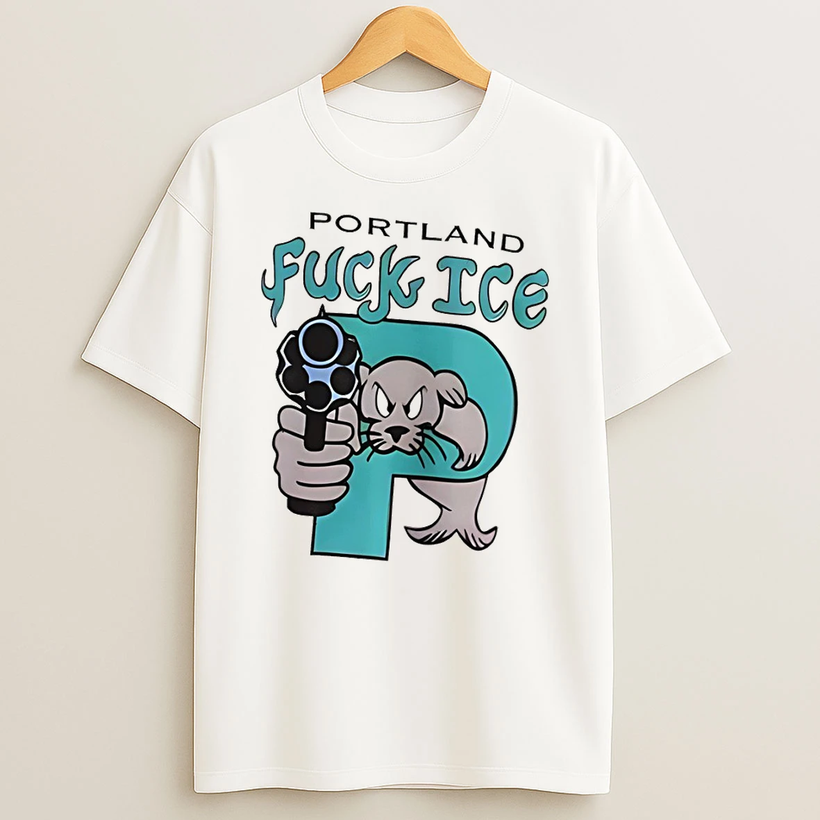 Portland Sea Dogs Baseball Portland Fuck Ice T Shirt